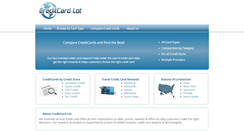 Desktop Screenshot of creditcardlot.com